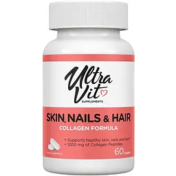 Натуральний комплекс VPLab UltraVit Skin, Nails & Hair 60 капсул