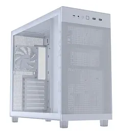 Корпус Asus Prime AP303 Tempered Glass без БЖ (90DC00V3-B39010) White