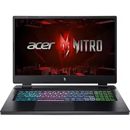 Ноутбук Ігровий ACER Nitro 17 AN17-41-R5Q0,5 7535HS la 4.55GHz,16GB,512GB,RTX 4050 6GB,DOS