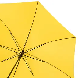 Жіноча парасолька-палиця напівавтомат Happy Rain 105 см жовта - мініатюра 3