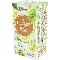 Чай Lovare Tisanes Linden Garden бленд трав’яного чаю з фруктами та плодами 36 г (24 шт. х 1.5 г) - мініатюра 4