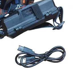 Ліхтар налобний акумуляторний 2x18650 ЗУ Type-C zoom FLUORESCENCE CT012-2P-TG - мініатюра 5