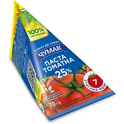 Томатна паста Чумак Дарина  25% сашет 70 г