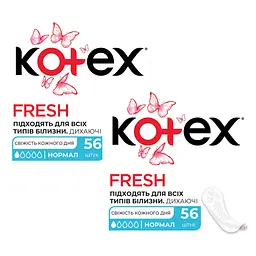 Щоденні прокладки Kotex Normal 112 шт. (2 уп. х 56 шт.)