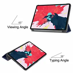 Чохол-книжка Smart Leather Case для iPad Pro 12.9" 2020 [Midnight Blue] AAA [48628] - мініатюра 3