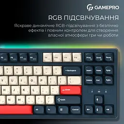Клавіатура GamePro Asgard Ragnar Blue (MK285BL) [152955] - мініатюра 18