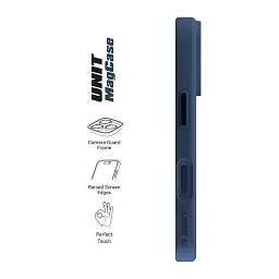 Чохол ArmorStandart Unit-C MagCase для Apple iPhone 17 Pro Dark Blue - мініатюра 3