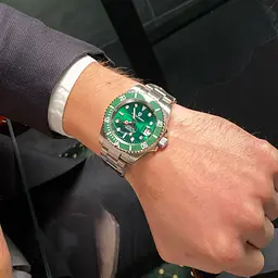 Чоловічий наручний годинник PD-1661 Silver-Green Pagani Design acs0031147 - мініатюра 9