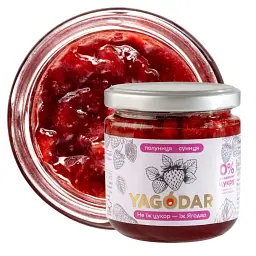 Джеми та кондитерська начинка Yagodar Полуниця 920 г - мініатюра 2