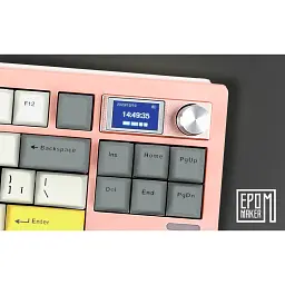 Клавіатура Epomaker Shadow-S Wisteria Linear Switch Pink (SHS-P-WL) [125693] - мініатюра 3