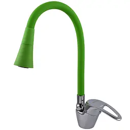 Змішувач для кухні Globus Lux Caprice GLCA-0203SK-G05 латунний з боковою ручкою для надійного використання та довговічності