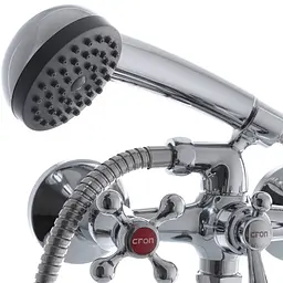 Змішувач для ванни Cron Ecomix 143 CR0121 Хром - мініатюра 2
