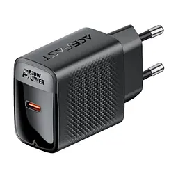 Зарядний пристрій Acefast A102 USB-C PD30W GaN Black (6974316283287) - мініатюра 2