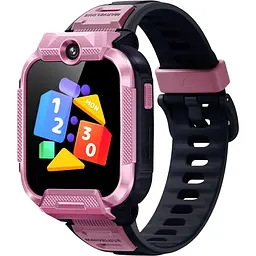 Дитячий годинник-телефон Mibro Z5, 1.69", 240x280, GPS, 2MP dual, 900мА·рік, 2АТM, розовий