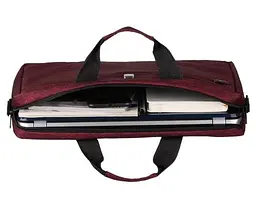 Сумка для ноутбука 16" "Beginner", Burgundy 2E sum0028031 - мініатюра 5
