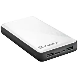 Зовнішній акумулятор Power bank Varta 20000mAh 3.0A USB 2.4A - мініатюра 3