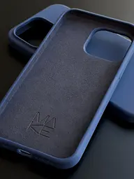 Чохол MAKE Apple iPhone 15 Pro Max Silicone Navy Blue - мініатюра 2