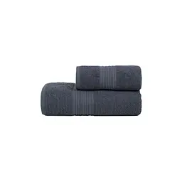 Рушник махровий Lotus Home - Ammi antrasit антрацит 50x90 - мініатюра 6