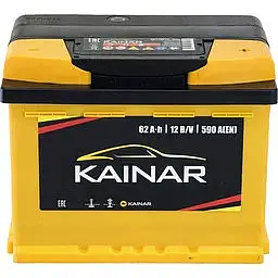 Акумулятор Kainar Standart 62Ah (+/-) 590EN 242x175x190 мм