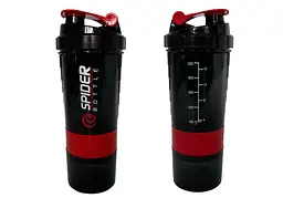 Шейкер спортивний EasyFit Spider 0,5 л Чорно-червоний (EF-7200-R)