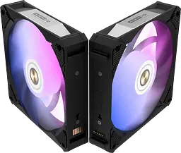 Вентилятор Alseye i12B-K3 ARGB Black 3-pack (AS.04.09.0004) - мініатюра 3