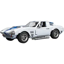 Колекційна машинка-конструктор Hot Wheels Mattel Brick Shop Elite Corvette Grand Sport (JGR31)