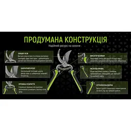 Секатор Alloid 205 мм (PS-21205) - мініатюра 4