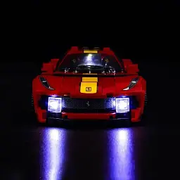 Набір світлодіодних ліхтарів для 76914 Speed Champions Ferrari 812 Competizione - мініатюра 4