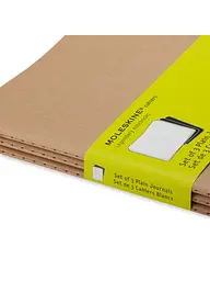 Записник Moleskine Cahier кишеньковий, Нелінований Беж (QP413) - мініатюра 2
