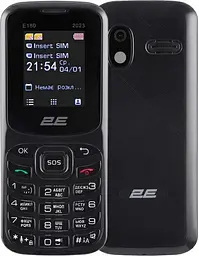 Мобильный телефон 2E E180 (2023) Black (UA UCRF)