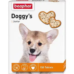 Вітамінізований делікатес для цуценят Beaphar Doggy's Junior 150 т