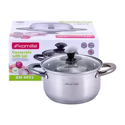 Каструля з кришкою Kamille KM-4921 2 л 18 см - мініатюра 4