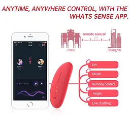 Вібратор у трусики Magic Motion Nyx 8.8 см червоний - мініатюра 5