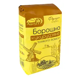Борошно кукурудзяне Август 1 кг (836522) - мініатюра 6