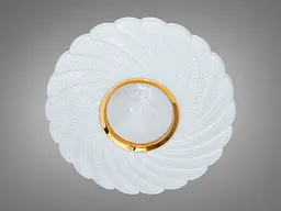 Люстра стельова LED Diasha біла золото 34 Вт 6 м² - мініатюра 4