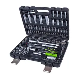 Набір інструментів Alloid Base, 1/2" та 1/4", 6-гранний, 108 предметів (NI-1108WN-6) - мініатюра 3