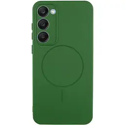 Чохол Silicone Cover Lakshmi Full Camera (AA) with Magnetic Fit для Xiaomi Redmi 15 (EU) Зелений / Dark green