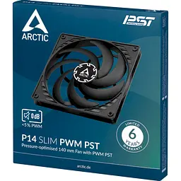 Вентилятор Arctic P14 SLIM PWM PST (ACFAN00268A) - мініатюра 5