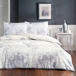 Комплект постільної білизни Paisley Indigo Євро Tac pbe0041663 - мініатюра 3