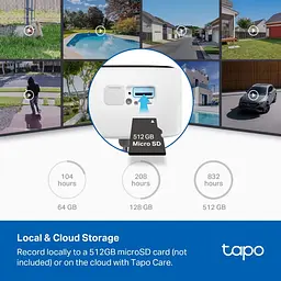 Комплект відеоспостереження бездротовий TP-Link Wi-Fi камера + сонячна панель Tapo C400 KIT - мініатюра 6