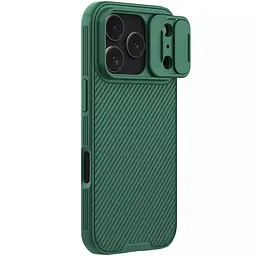 Карбонова накладка Nillkin CamShield Pro для Apple iPhone 17 Pro Max (6.9) Deep Green