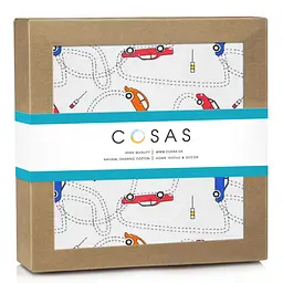 Пелюшки фланелеві Cosas Cars 80х100 см, білі