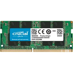 Оперативна пам'ять Crucial 16GB SODIMM DDR4 3200MHz (CT16G4SFRA32A) Б/В