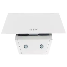 Витяжка декоративна похила Perfelli DN 6422 D 850 WH LED - мініатюра 6