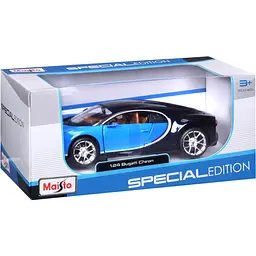 Ігрова автомодель Maisto Bugatti Chiron Blue 1:24 (31514 met. blue) - мініатюра 17