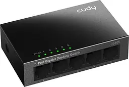 Комутатор Cudy GS105, 5 портовий Gigabit Metal Desktop Switch (GS105) - мініатюра 2