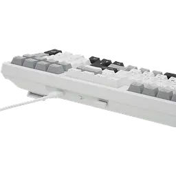 Ігрова механічна клавіатура Kondor Legion PRO / Три режими підключення / Sky Light Switch / White - мініатюра 4