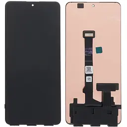 Дисплей Xiaomi Poco X6 5G / Redmi Note 13 Pro 5G чорний, Amoled, оригінал PRC