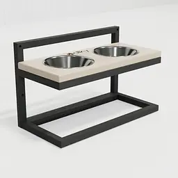 Hollky Flex S — миски на регульованій підставці для маленьких собак (2 × 0.450 л) - мініатюра 6