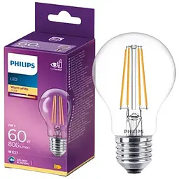 Лампа Philips LED classic 60 W A 60 E27 WWCLND 1PF/SRT4 (929001387341)
